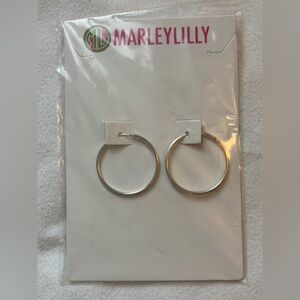 Silver Hoop Earrings